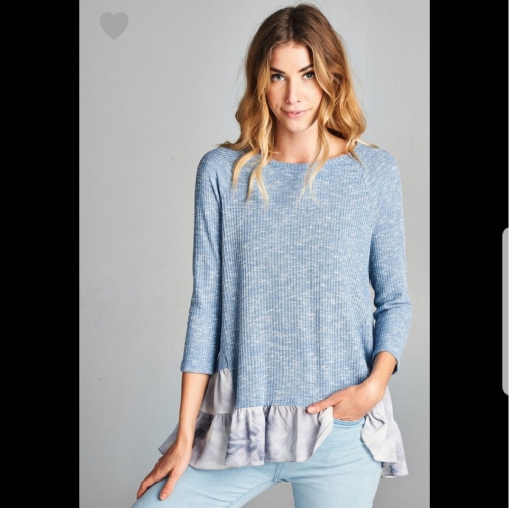 Ribbed knit top - Picture 3 of 7